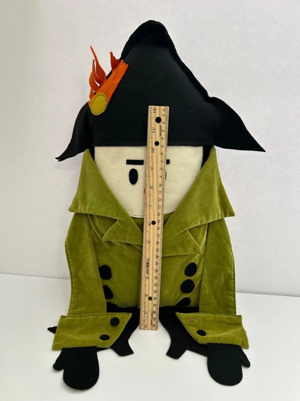 1960s Brentwood Originals Pillow Gang Napoleon Plush Velvet Kitsch Rare Pop-art